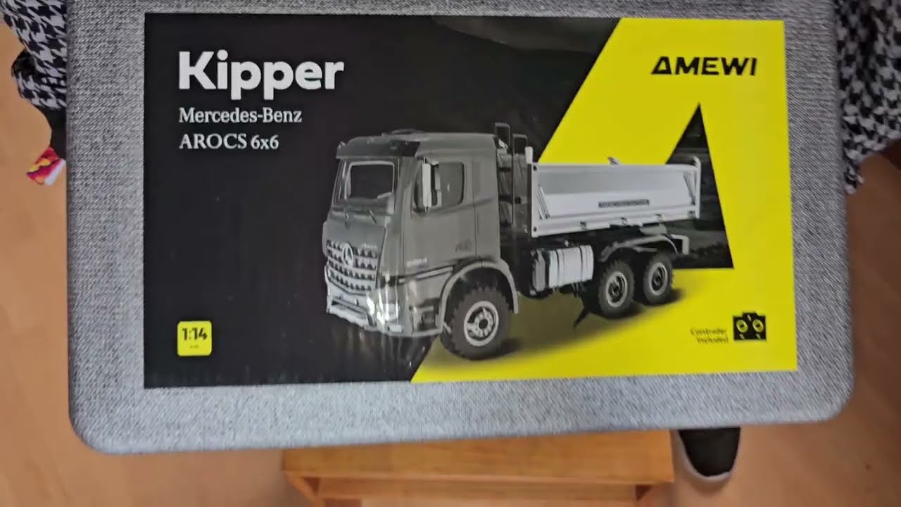 AMEWI MERCEDES-BENZ AROCS 6X6 Muldenkipper - Unboxing und Kurzvorstellung 