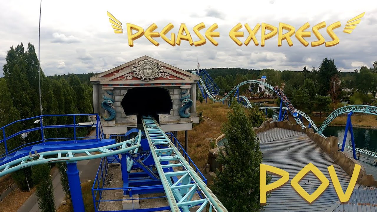 Pégase Express Front Row POV Parc Astérix Gerstlauer Family Coaster