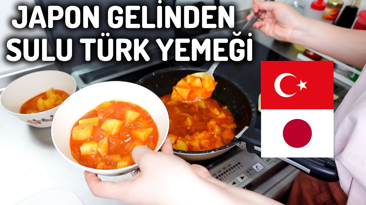 Japon Gelinden PATATES YEMEĞİ ve CACIK! (İlk Defa PİŞİRDİ)