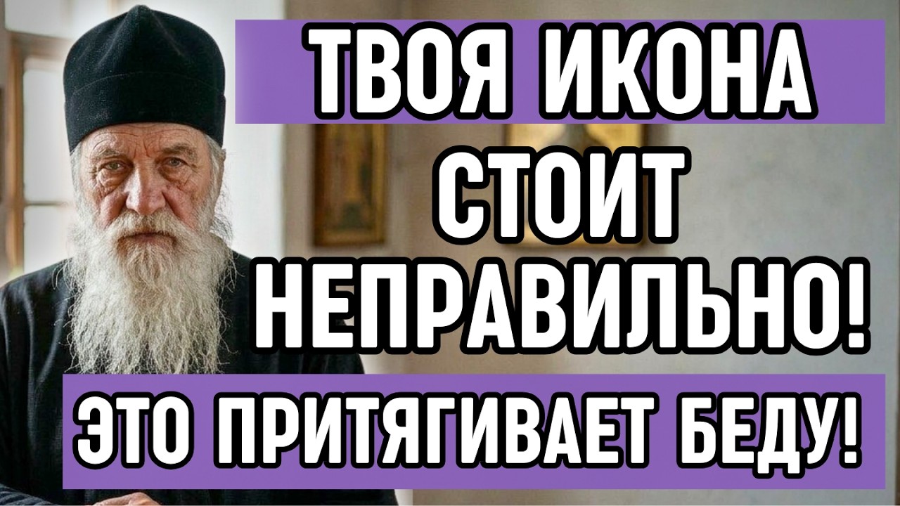 Отец Досифей Предупреждает: ИКОНА В ТВОЁМ ДОМЕ СТОИТ НЕПРАВИЛЬНО! 7 Ошибок, Которые Притягивают Беду