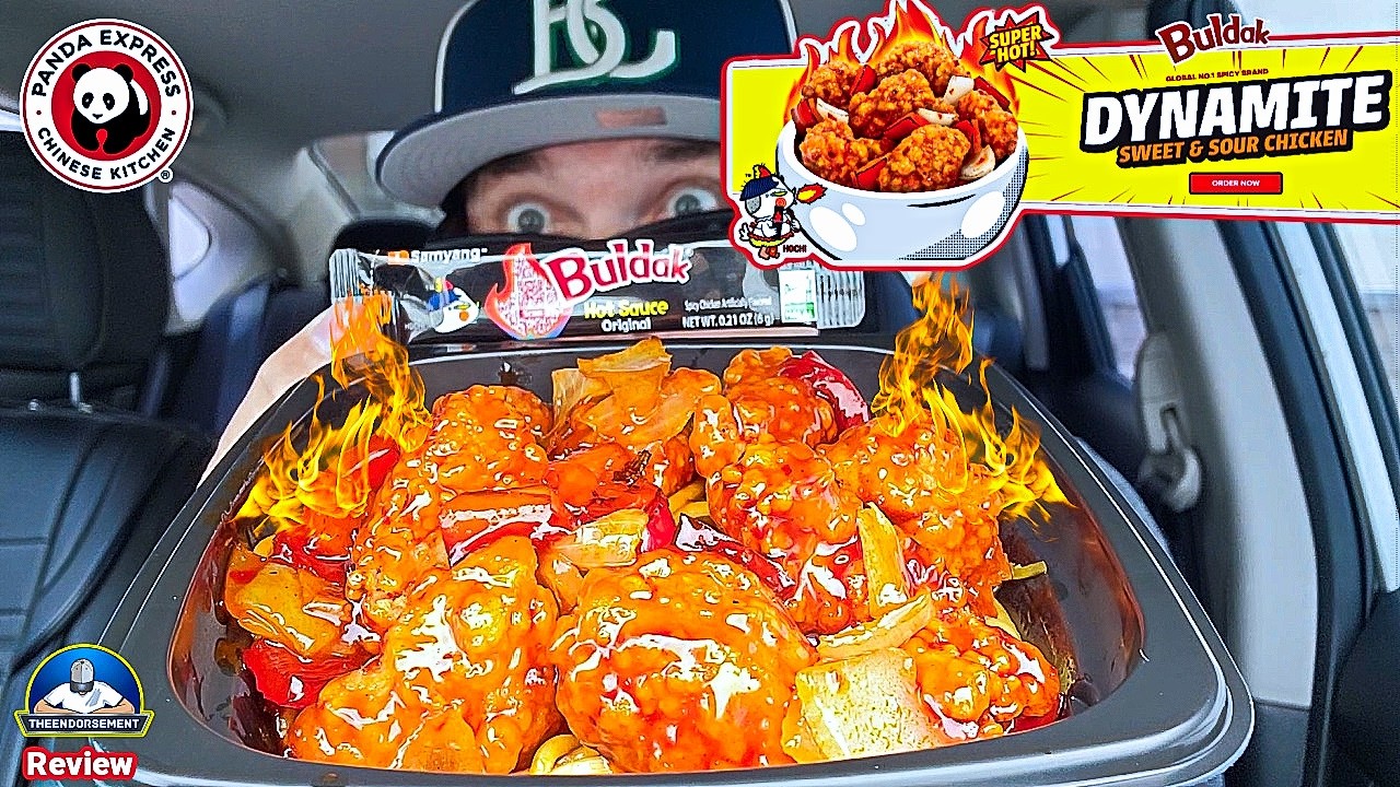 Обзор курицы в кисло-сладком соусе Dynamite от Panda Express&reg;! 🐼🔥🐔 | Насколько это было остро? | ...