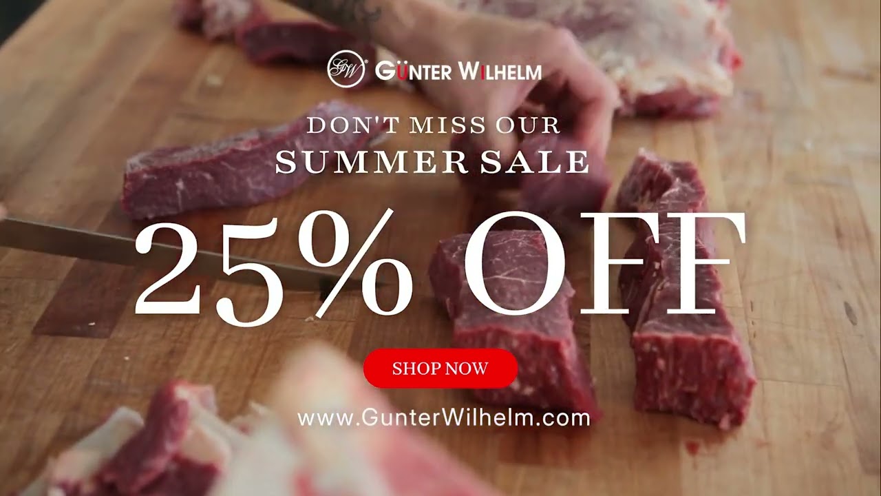 SUMMER SALE: Up to 25% OFF Gunter Wilhelm Knives | Limited Time!
