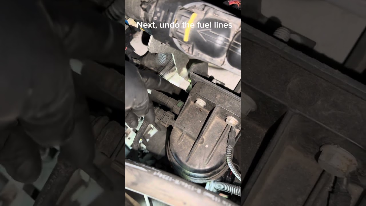 2021 Iveco Daily Fuel filter replacement #ivecodaily  #fuelfilter