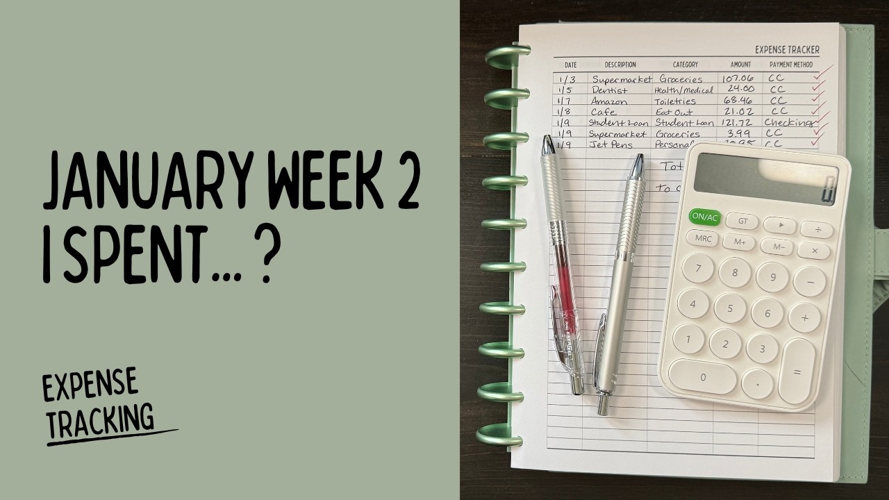 My Weekly Spending Breakdown | January Week 2