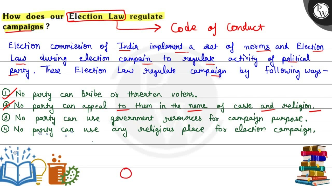 How does our Election Law regulate (W) campaigns ?  Election commission of India implement a set...
