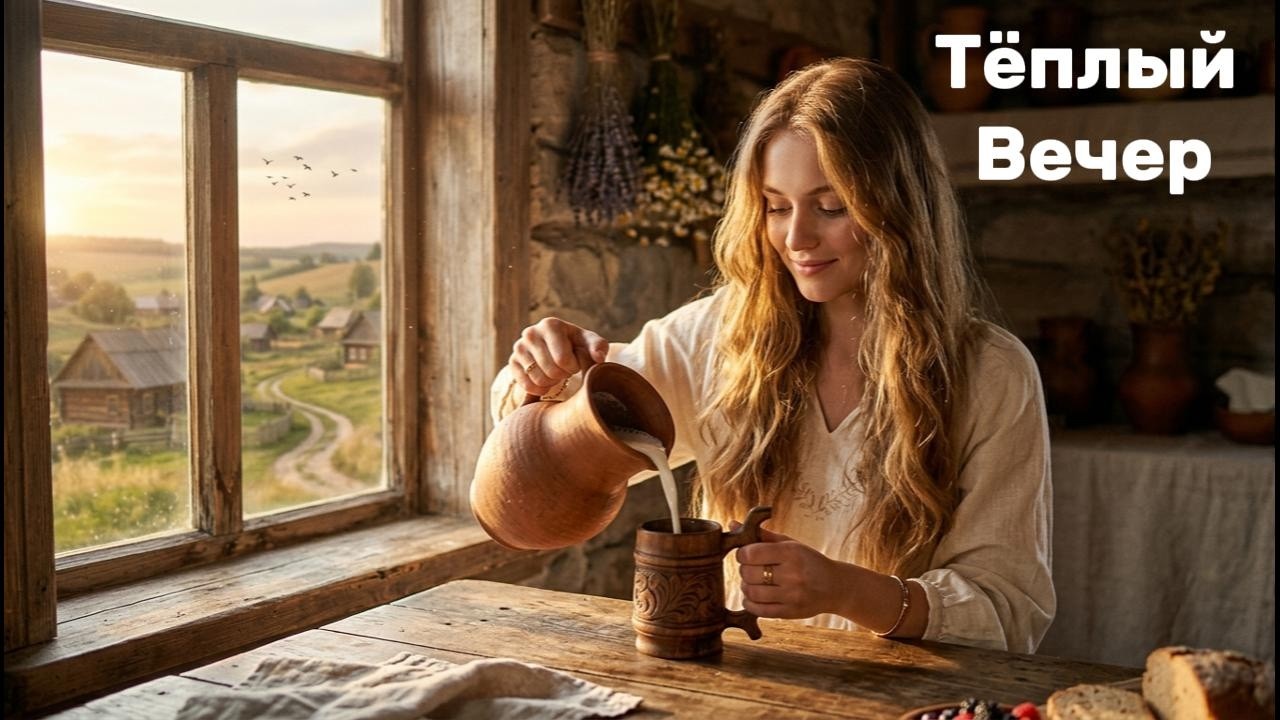 Красивый клип и песня в стиле фолк — «Тёплый вечер».