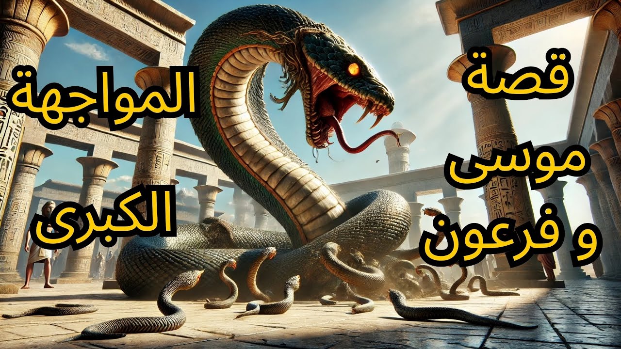 لأول مرة على يوتيوب! تفاصيل مواجهة  سيدنا موسى وفرعون, شَقّ البحر وغرق الطغاة