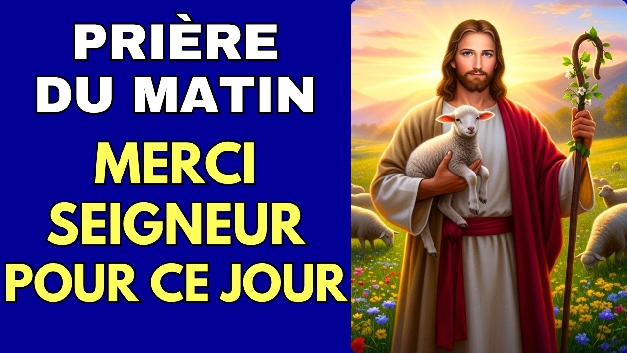 🌈 Merci Seigneur pour les bénédictions d’aujourd’hui – Puissante prière du matin