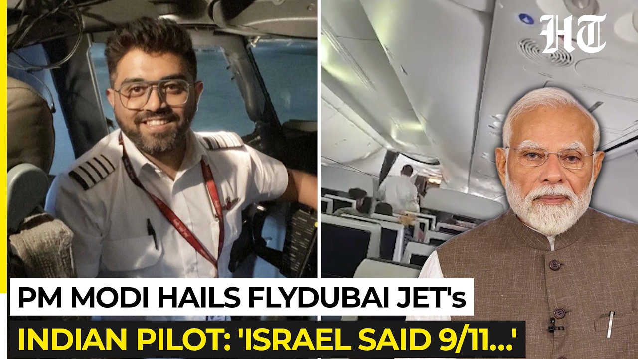 On Cam: PM Modi Hails FlyDubai Jet's Indian Pilot - 'Israel Said Another 9/11 Averted&hellip;'| Capt Smit