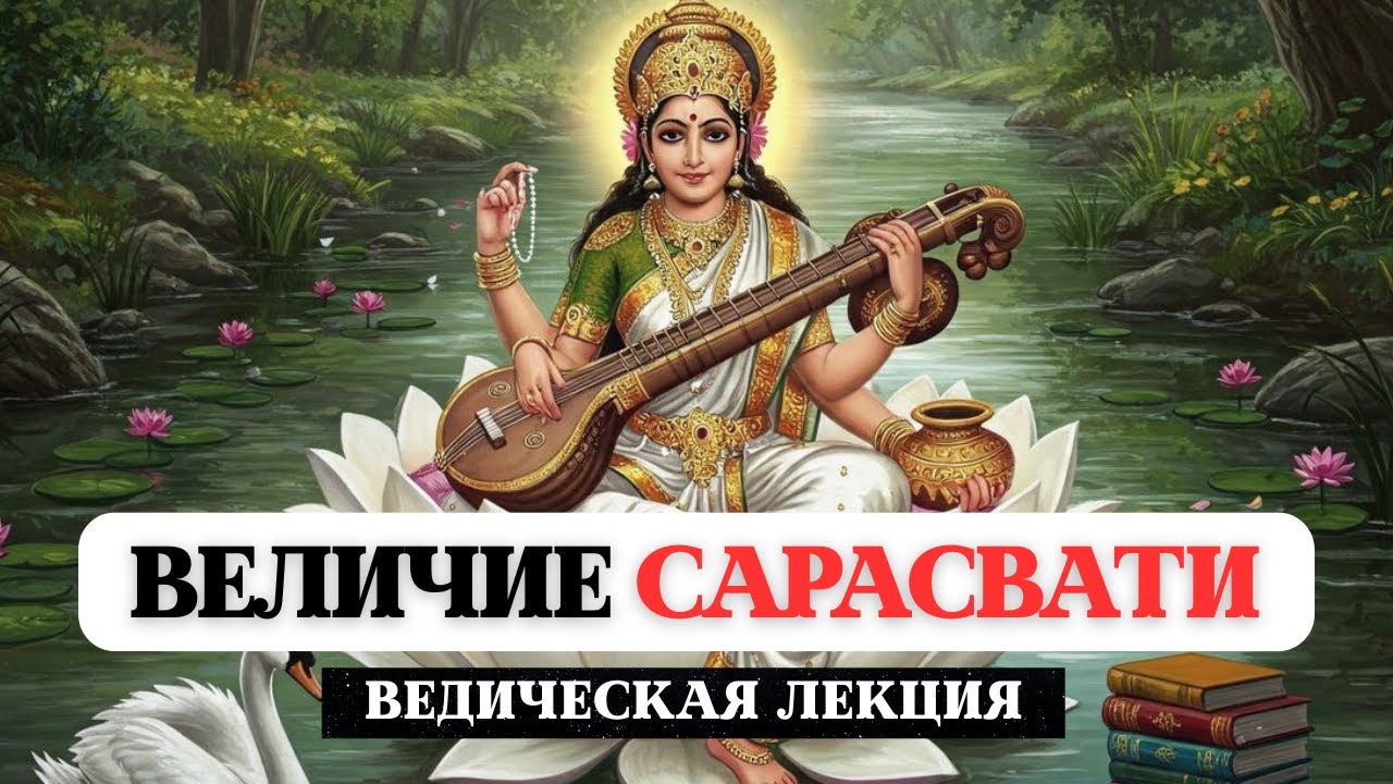 ОНА ДАРУЕТ ВСЁ, БОГИНЯ САРАСВАТИ, БЛАГОСЛОВЕНИЕ, САКРАЛЬНАЯ МУДРОСТЬ И ВЕДИЧЕСКИЕ ЗНАНИЯ