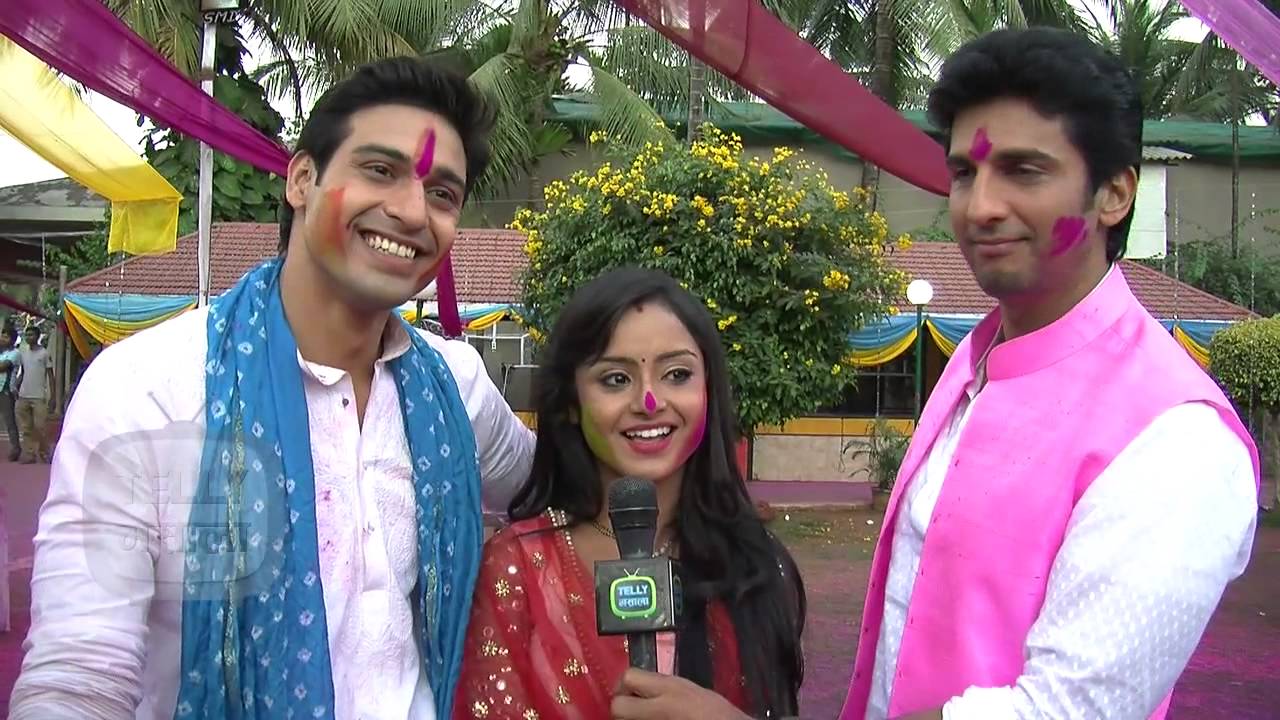 Rajat, Anushka & Siddhant Celebrate Holi in Shastri Sisters & Sasural Simar Ka Maha Episode