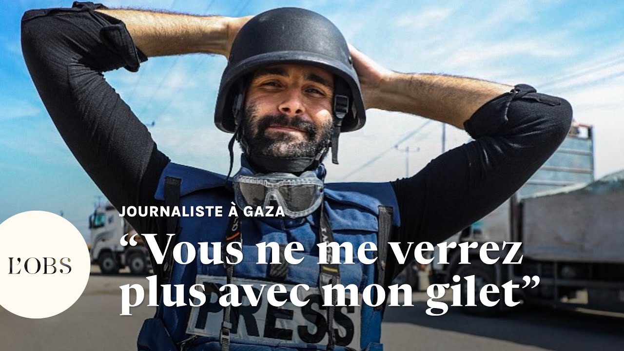 A Gaza, Motaz Azaiza, un des derniers journalistes présents, a décidé d'évacuer