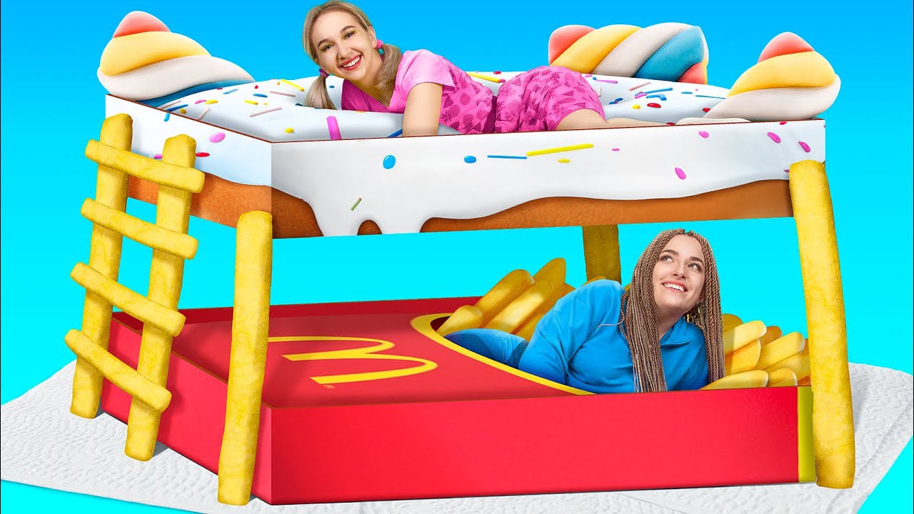 On A Construit Un Lit Superposé / Défi De 24 Heures !