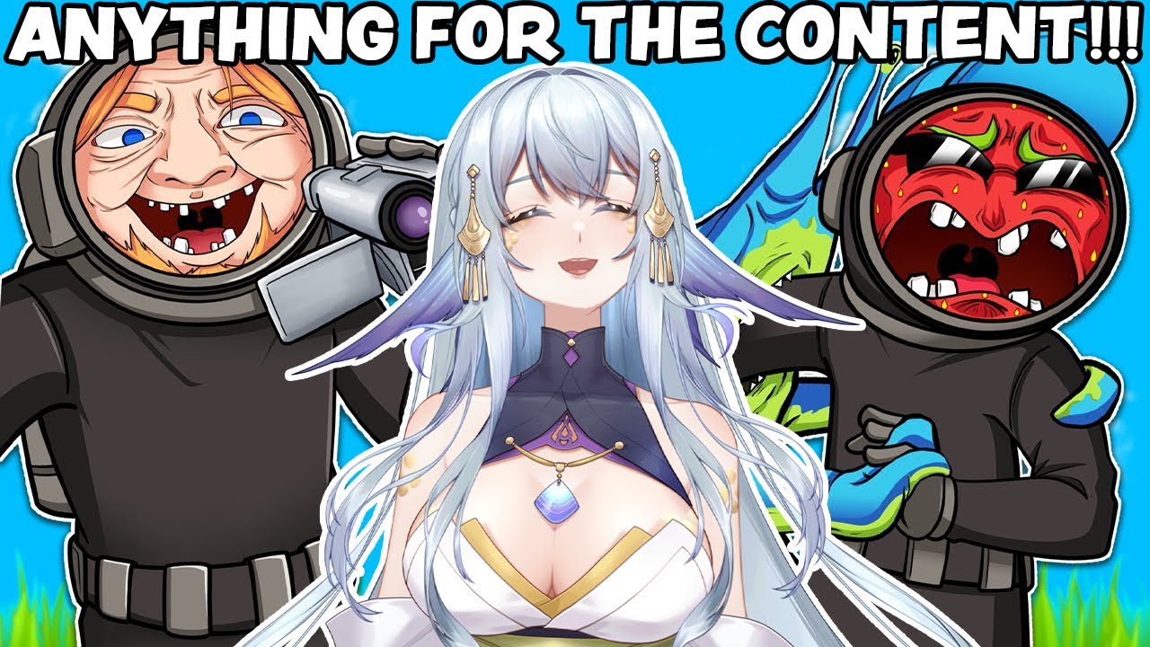 YOUTUBERS ROLEPLAYING AS... YOUTUBERS??? | Soup & Yumi CONTENT WARNING IS TOO FUNNY | VTuber Reacts