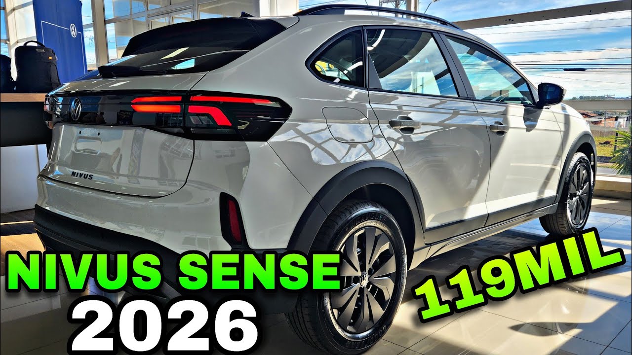 NOVO VOLKSWAGEN NIVUS SENSE 2026 EM DETALHES!!!
