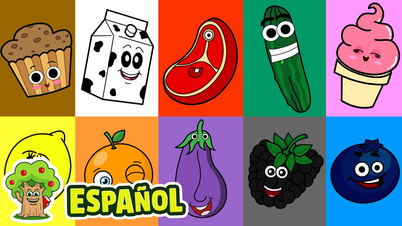 ¡La Comida de los Colores 2! Y Más Canciones Infantiles | English Tree Español