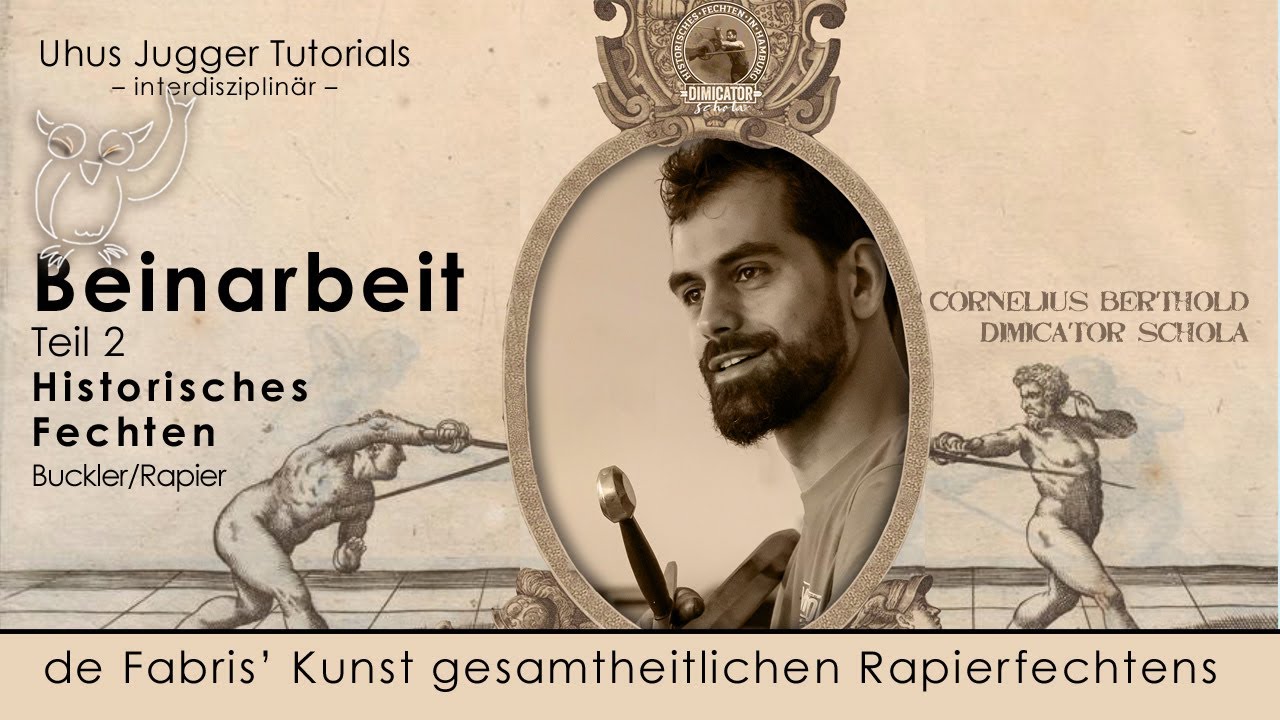 Beinarbeit, Tempo, Mensur im  Rapier- und Bucklerfechten [Jugger Beinarbeit Teil 2]