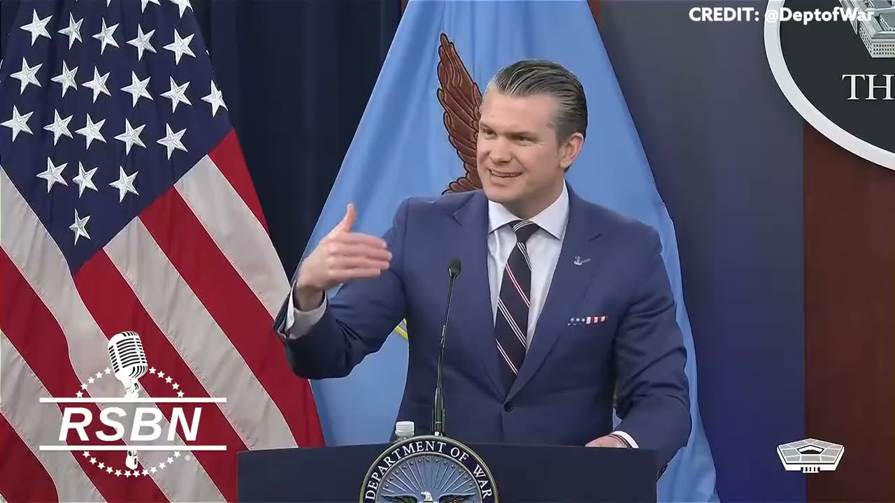 FULL EVENT: Sec. Hegseth and General Caine Hold a 10 - Day Press Conference On Epic Fury - 03/10/26