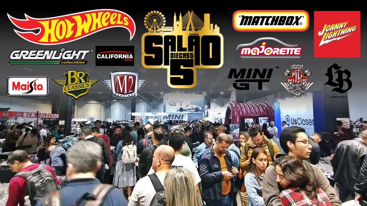 SAL&Atilde;O DIECAST 5: MAIOR ENCONTRO DE HOT WHEELS E MINIATURAS 1:64 DO BRASIL!
