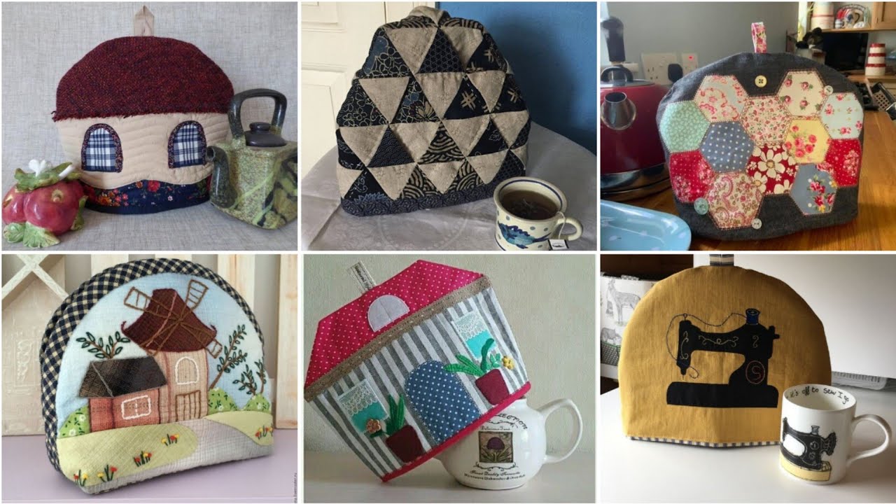 Simple patchwork easy pattern tea cozy @pop-upfashion6327