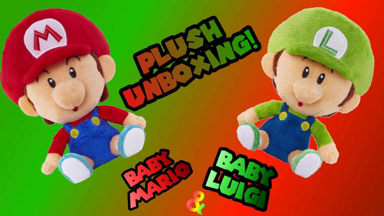 Plush Unboxing - Baby Mario & Baby Luigi (New Plushes)