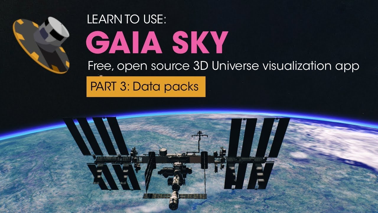 Learn to Use Gaia Sky – Part 3: Data packs