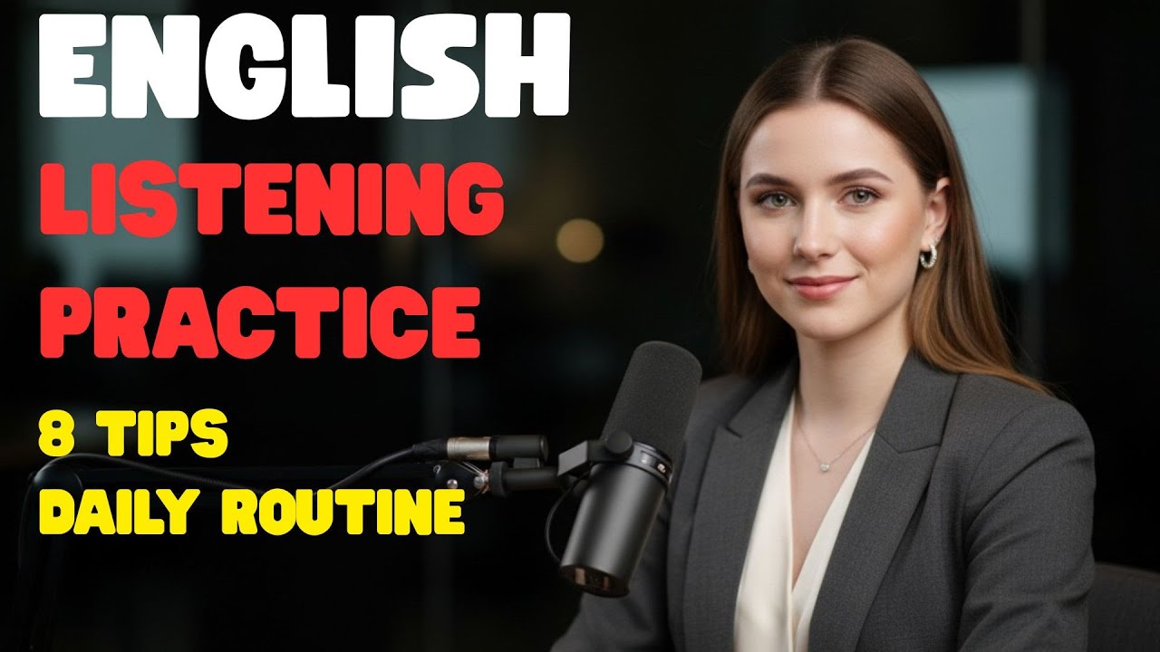 Stop Freezing in English Conversations | 8 Tips + Daily Routine | English Podcast for Beginners