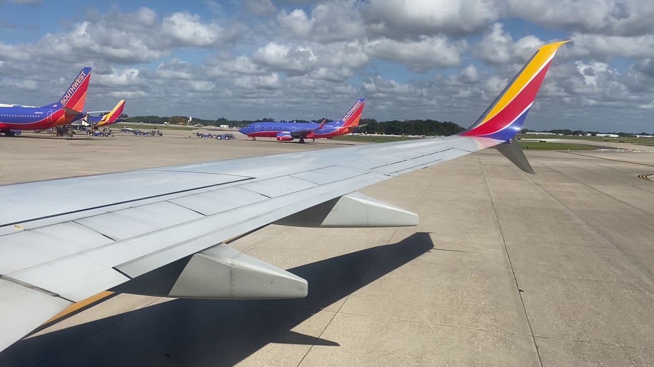Southwest Airlines 737-800 Takeoff from Tampa