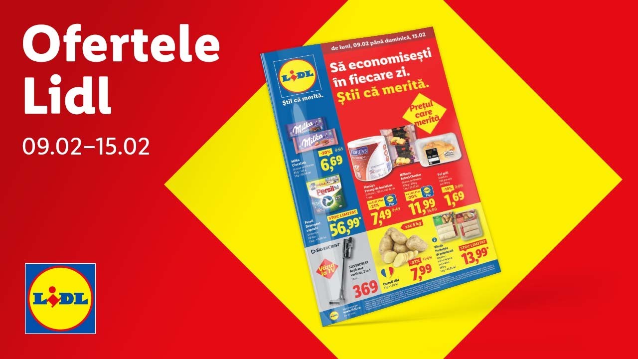 Ofertele saptamanii la Lidl • 9 - 15 februarie 2026