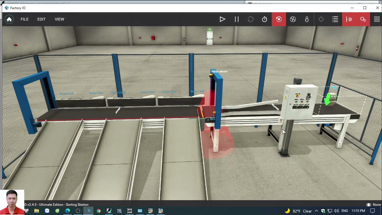 [FACTORY IO] 3. Sorting Station in Factory IO and PLC|| Phân loại sản phẩm || 分拣站
