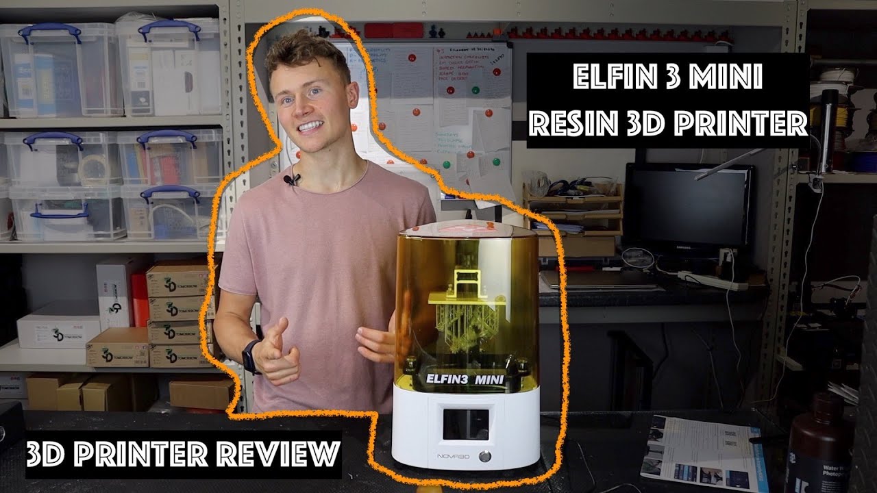 #REVIEW - Nova3D Elfin 3 Mini Resin 3D Printer - The good, the bad and the * good looking *!
