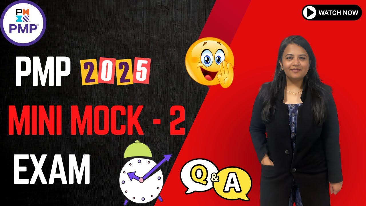 🔥TIMED CHALLENGE: Mini Mock Exam #2 | 15 Tough Questions in 30 Minutes | PDF Download Available#pmpl