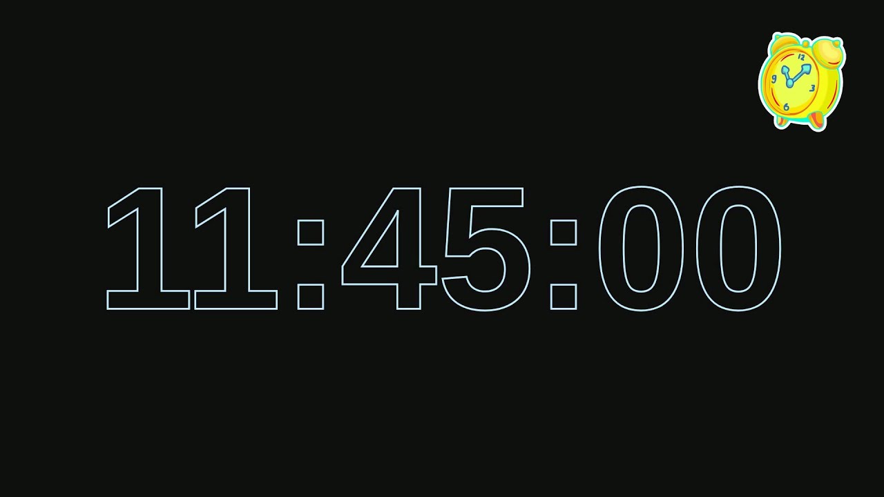 Online 11 hour 45 minute Timer Alarm Clock