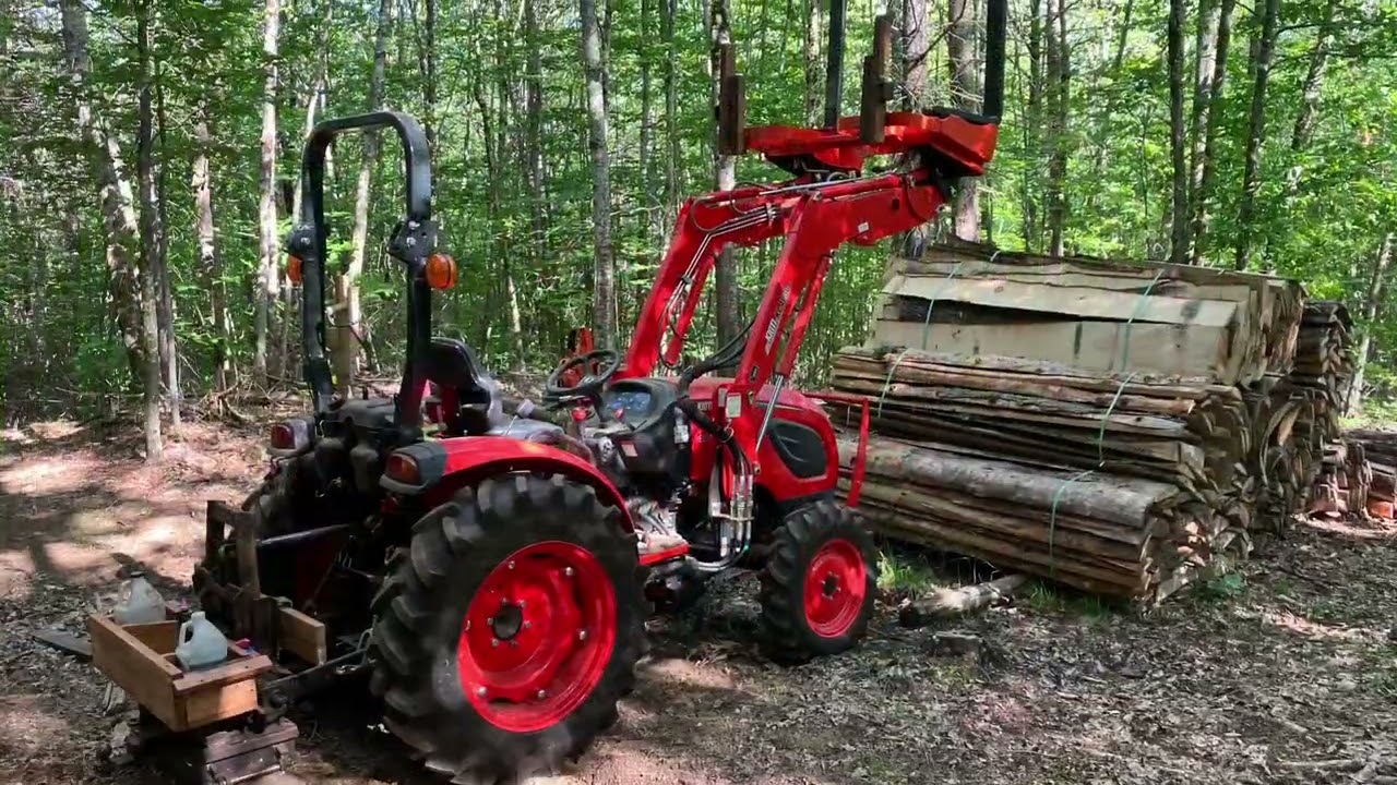 Norwood MX34  with log turning winch