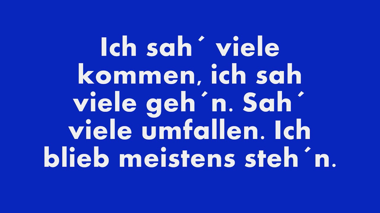PUR  - Ein graues Haar  mit Text