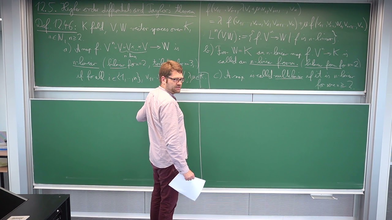 12.5. Higher order differentials and Taylor's theorem (Part 1 of 2)