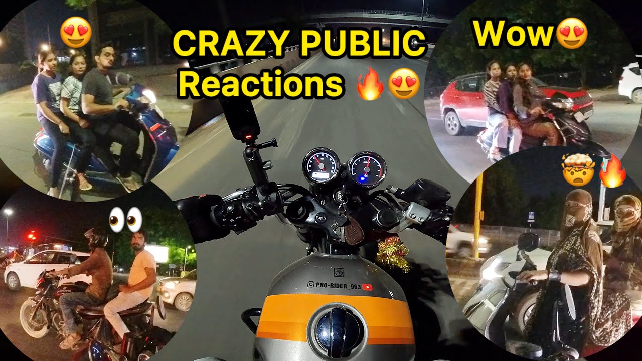 Crazy Cute Girl reactions😍🔥| Ssp Exhaust🤯#gt650 #viralvideos #exhaustsound#sauravjoshivlogs#motovlog