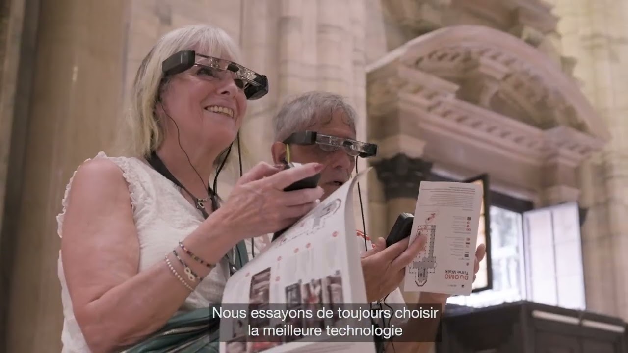 Avec la réalité augmentée Moverio d’Epson, la Cathédrale de Milan, le Duomo, prend vie