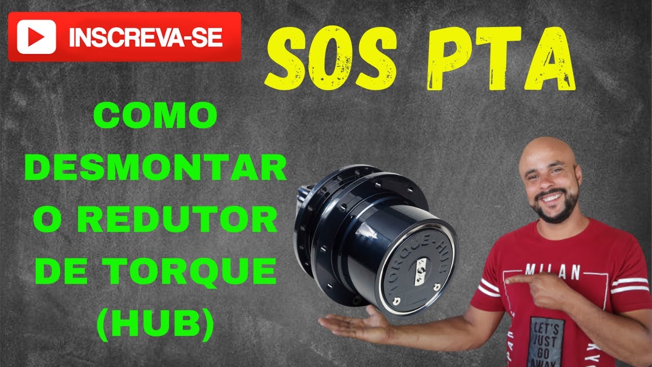 Como desmontar o redutor de torque ( HUB )