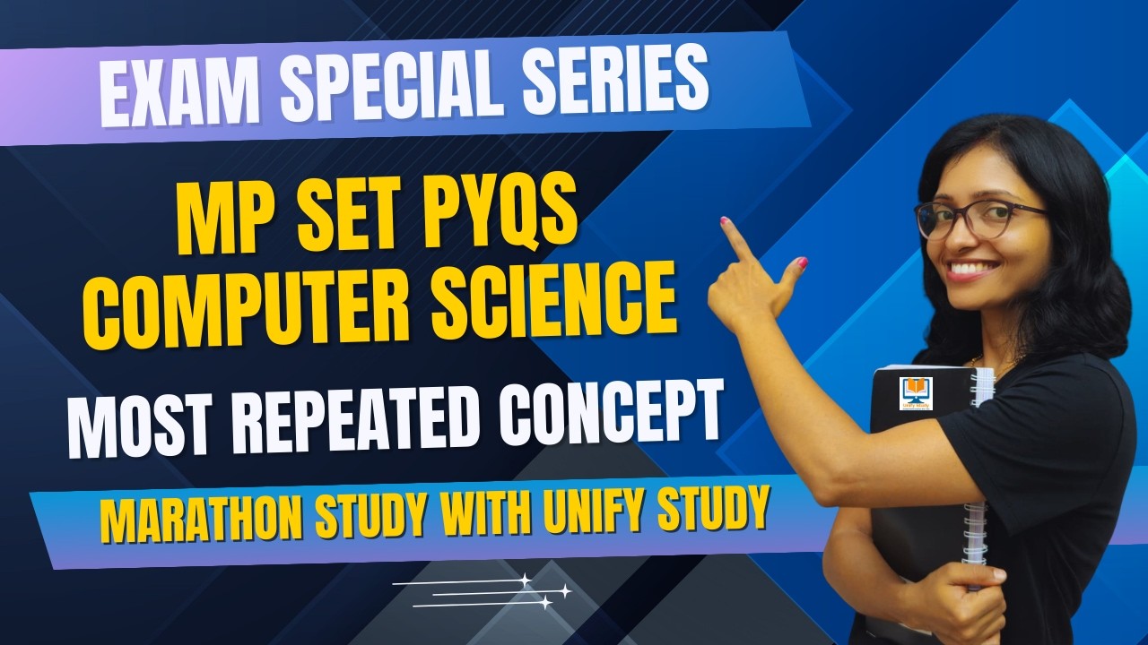 MP SET  Computer Science PYQs|SET PYQs Series Computer Science| Most Repeated Concepts of CS & PYQs