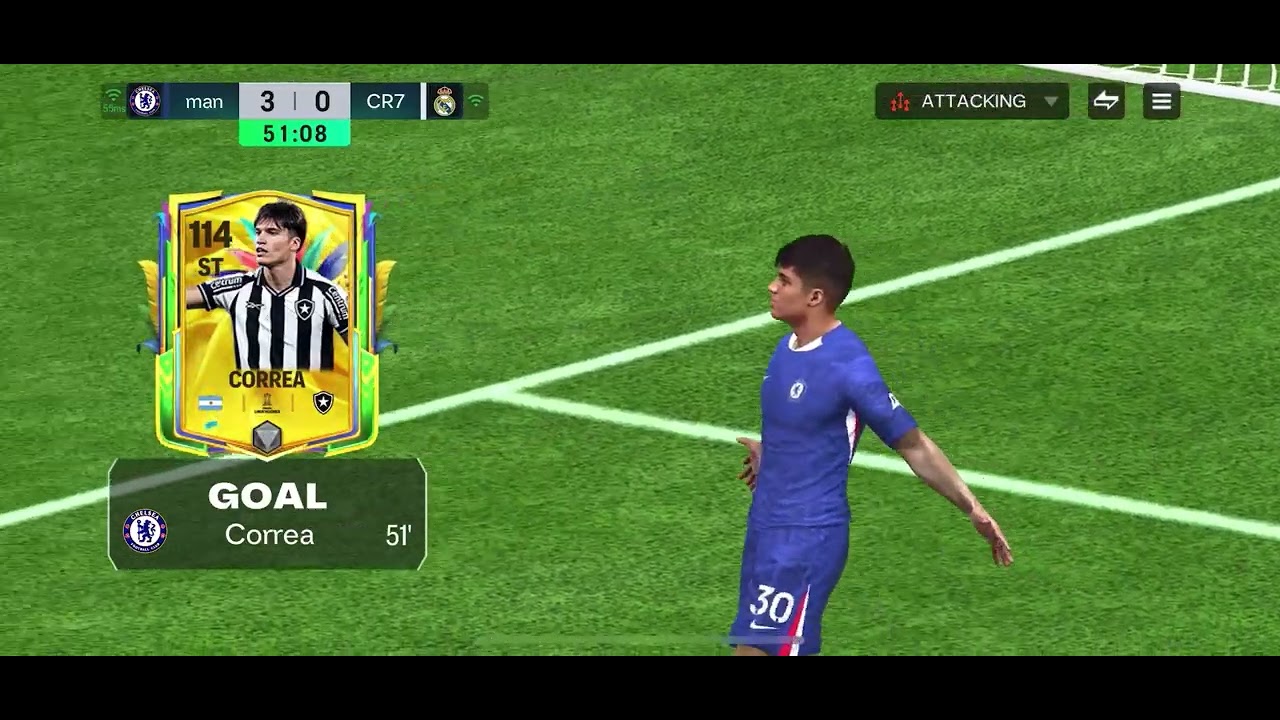 EA sports .. Chelsea 5 vs Real Madrid 0