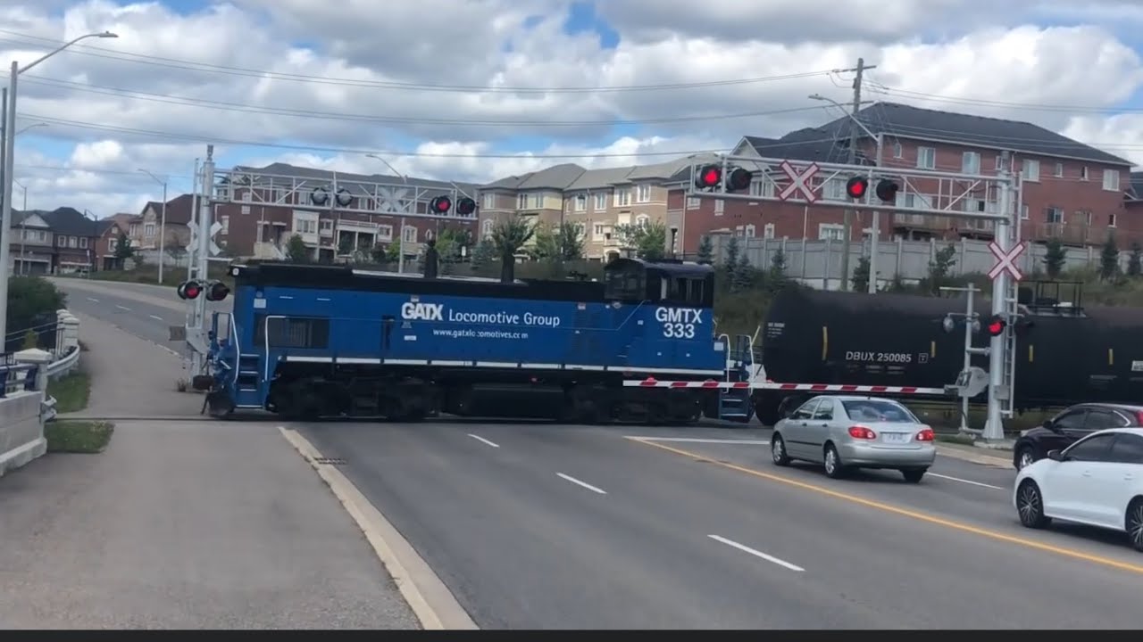 SHORT LINE SWITCHING with MP15AC! Local OBRY passing through Brampton & switching tanks at Vulsey!
