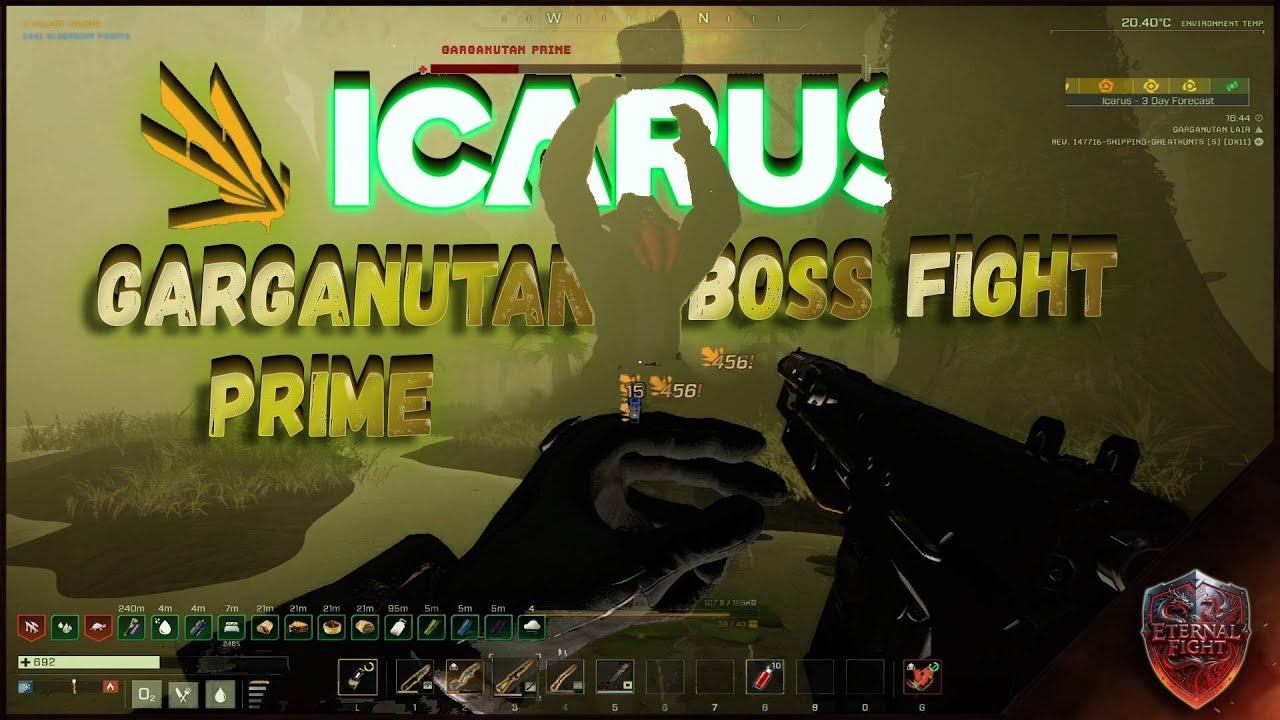 🔥Icarus - Styx Map [HARD]: How to Kill 「 ✦ Garganutan Prime ✦  」
