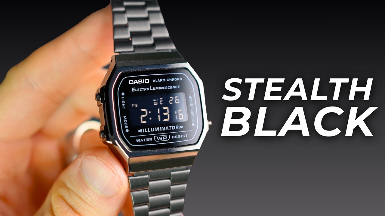 Мои новые любимые Casio: A168 &laquo;Stealth Black&raquo; WGG-1BVT