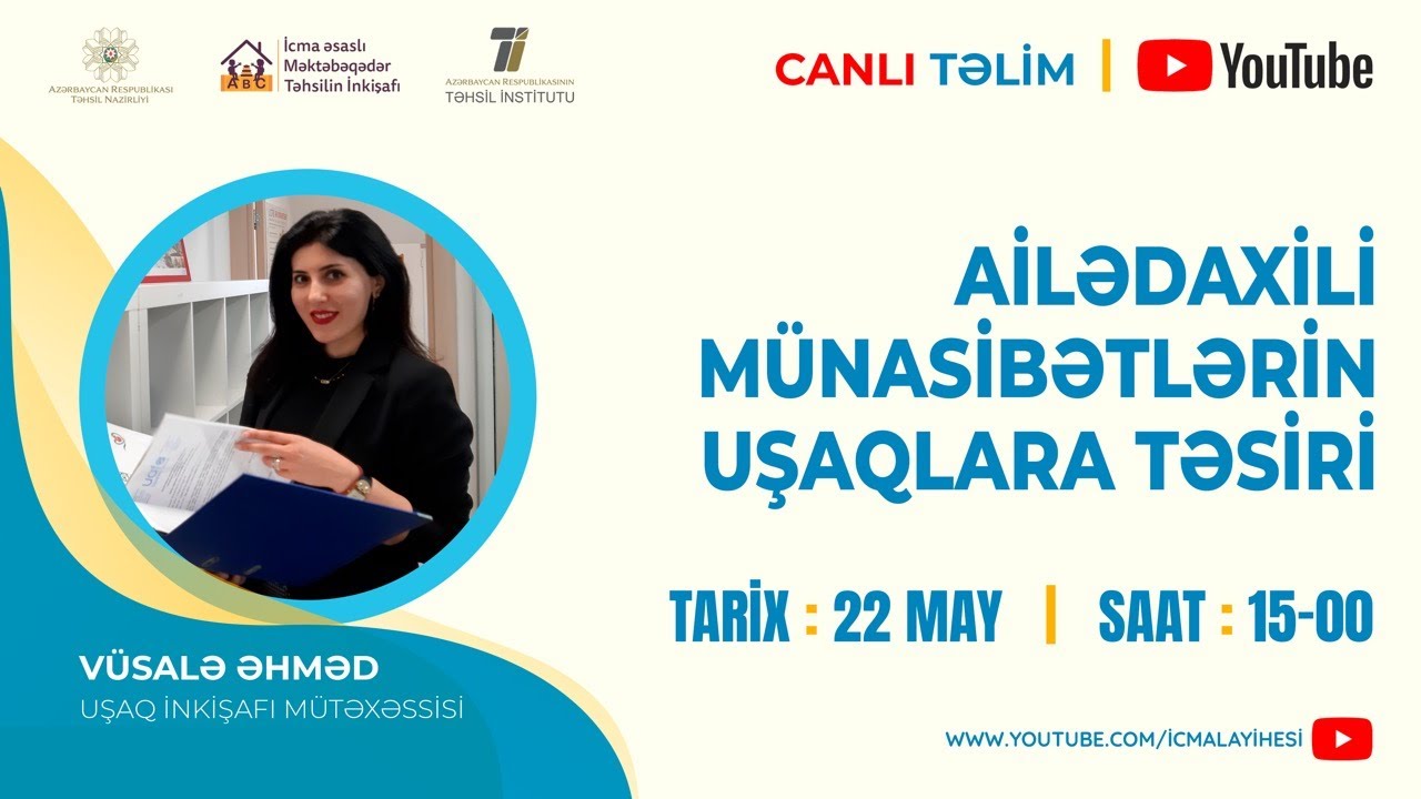 Canlı təlim | Ailədaxili münasibətlərin uşaqlara təsiri