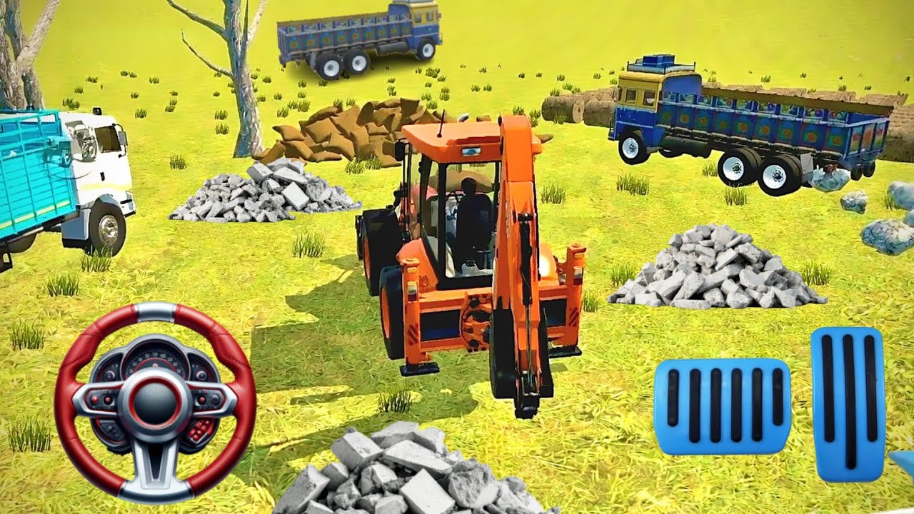 Loading 🔥🔥 a truck and stone Onto a Truck 😱💯 Heavy Vehicle Simulator 🤩 #gaming #tractor