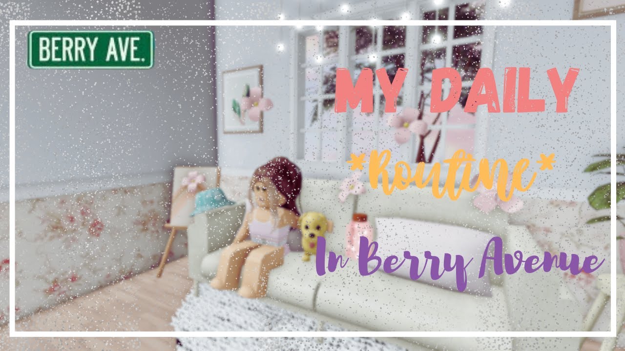 My Daily *Routine* In Berry Avenue......No Food?? | Roleplay | Berry Avenue | Roblox