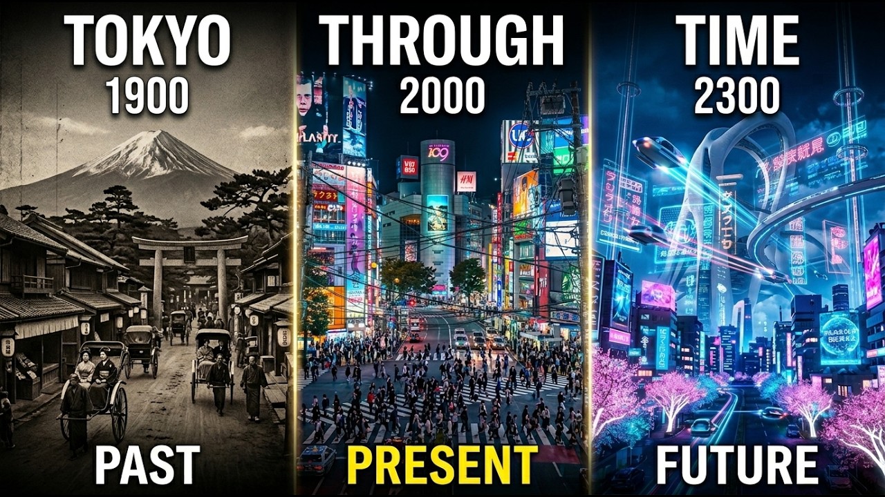 Tokyo 2300: The City You Imagine | Time Travel from 1900 to Today