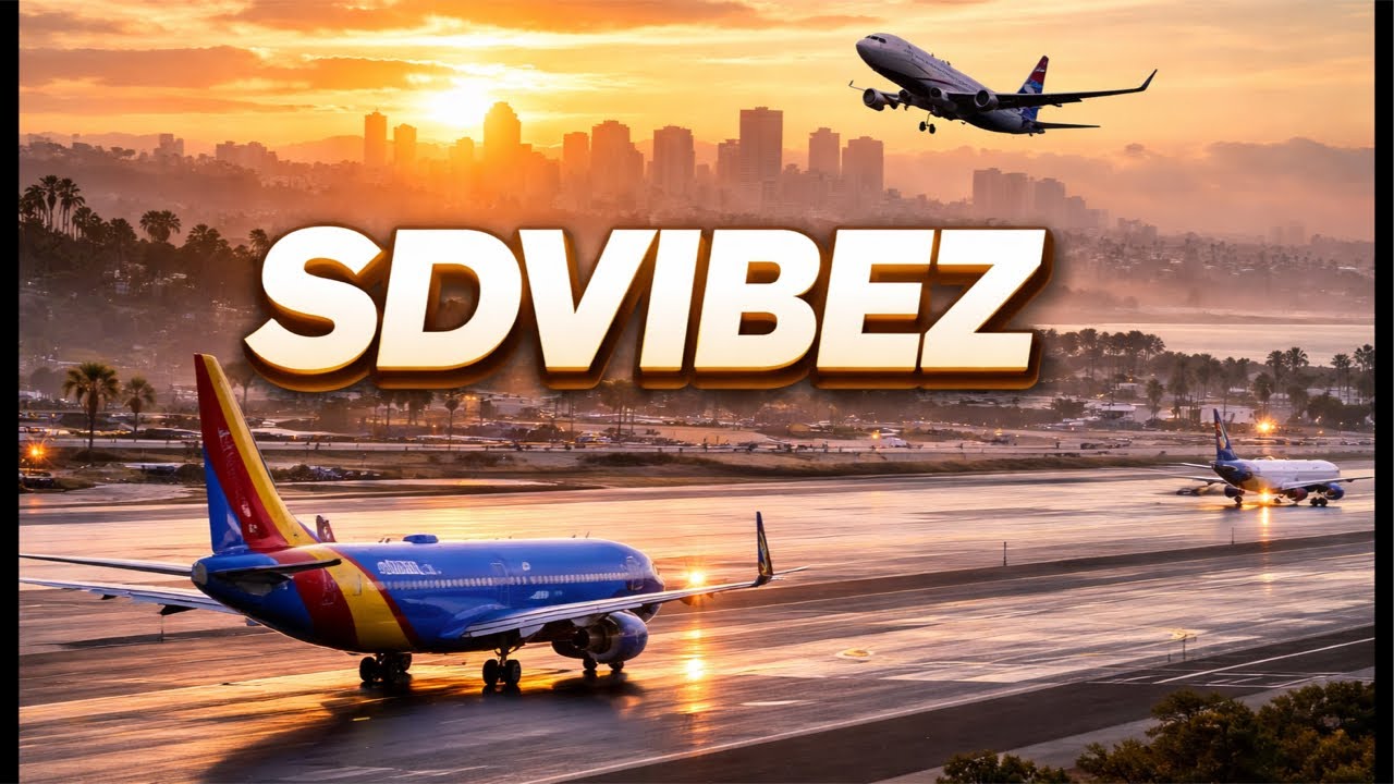 🔥 The Calm Before Chaos | San Diego Airport LIVE