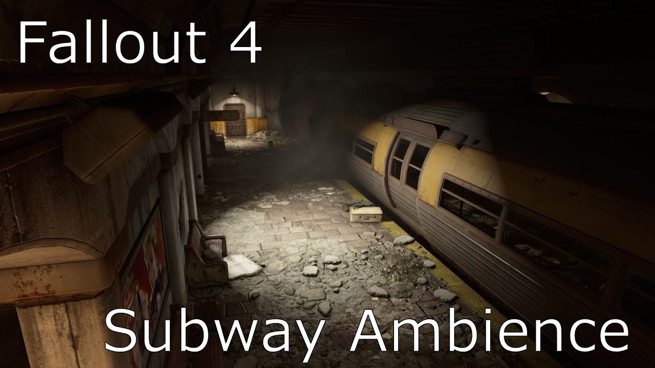 Fallout 4 Subway Metro Ambience with Announcements